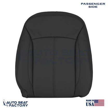 Fits 2010 -2013 Buick LaCrosse RIGHT Top & Bottom Blk Leather Seat Covers, Perf - OEM-Style Replacement Seat Cover