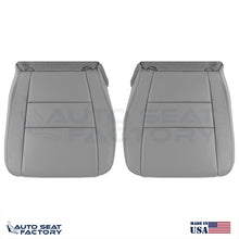 Fits 2007 - 2014 Honda Ridgeline Front Bottom Perforated Gray Vinyl Seat Covers - OEM-Style Replacement Seat Cover