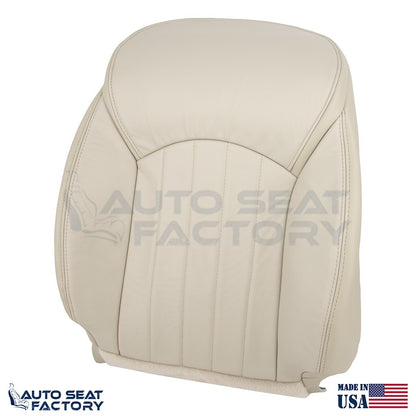 2014 - 2017 Fits Infiniti QX50 Driver Side Top Wheat Vinyl Seat Cover - OEM-Style Replacement Seat Cover