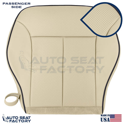 Fits 2007 - 2010 Lincoln MKX Lt Came Vinyl Seat Covers w/ Piping, Perforated - OEM-Style Replacement Seat Cover