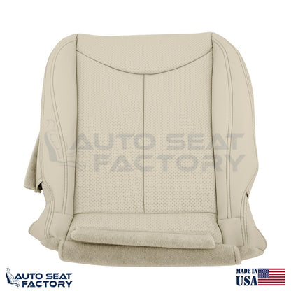 2009 - 2013 Fits Infiniti G37 CONVERTIBLE 2PC Bottom Tan Vinyl Seat Cover, Perf. - OEM-Style Replacement Seat Cover