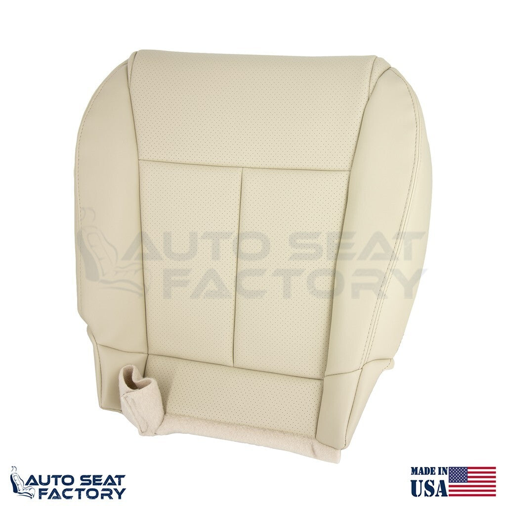 2006 - 2010 Fits Infiniti M45 M35 Lower PASSENGER Wheat Vinyl Seat Covers. Perf. - OEM-Style Replacement Seat Cover