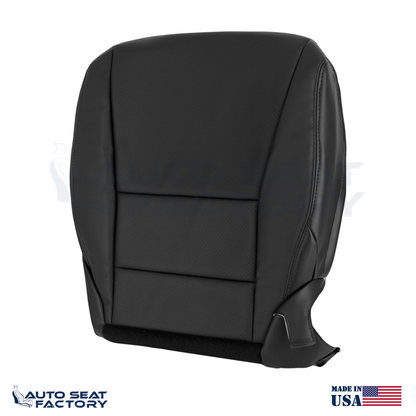 Fits 2013 - 2017 Honda Accord Driver Passenger Perforated Vinyl Seat Covers - OEM-Style Replacement Seat Cover