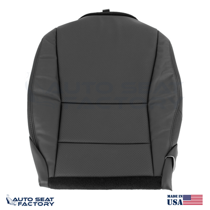 Fits 2013 - 2017 Honda Accord Driver Passenger Perforated Vinyl Seat Covers - OEM-Style Replacement Seat Cover