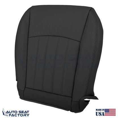 2014 - 2017 Fits Infiniti QX50 PASSENGER Side Bottom Black Leather Seat Cover - OEM-Style Replacement Seat Cover