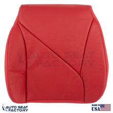 Fits 1995 Chevy Corvette PASSENGER Side Bottom Red Leather Seat Cover - OEM-Style Replacement Seat Cover