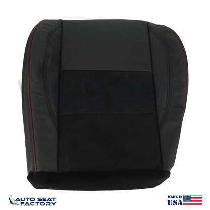 Replacement Black Seat Cover Fits 2006 - 2010 Dodge Charger RT Front Bottoms - OEM-Style Replacement Seat Cover