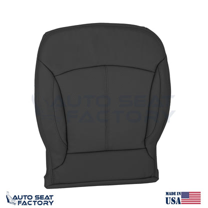 Fits 2010 -2013 Buick LaCrosse Left & Right Bottom Blk Leather Seat Covers, Perf - OEM-Style Replacement Seat Cover