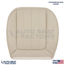 2003 2004 Fits Lincoln LS PASSENGER Lower Med Lt Stone Leather Seat Cover, Perf. - OEM-Style Replacement Seat Cover
