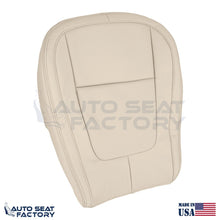 2009 - 2015 Fits Jaguar XF X2 RIGHT Bottom Tan Vinyl Seat Cover, Perforated - OEM-Style Replacement Seat Cover