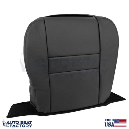 Fits 2006 2007 Chevy Monte Carlo PASSENGER Driver Perf. Black Vinyl Seat Cover - OEM-Style Replacement Seat Cover