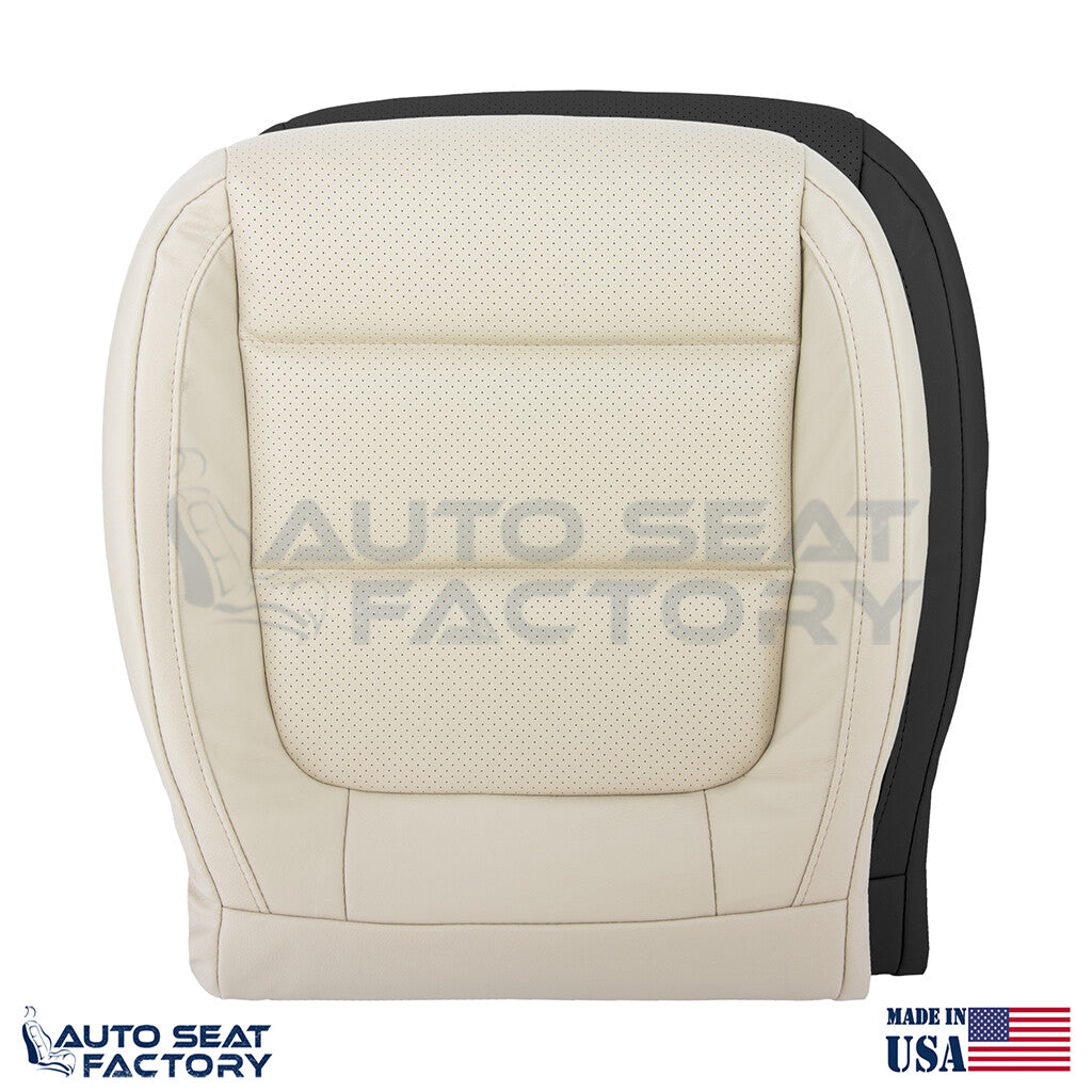 Replacement Perforated Driver Vinyl Seat Cover Fits Volkswagen Tiguan 2009-2017 - OEM-Style Replacement Seat Cover