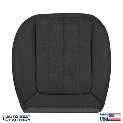 2003 - 2006 Fits Lincoln LS Front Driver Bottom Leather Seat Covers, Perforated - OEM-Style Replacement Seat Cover
