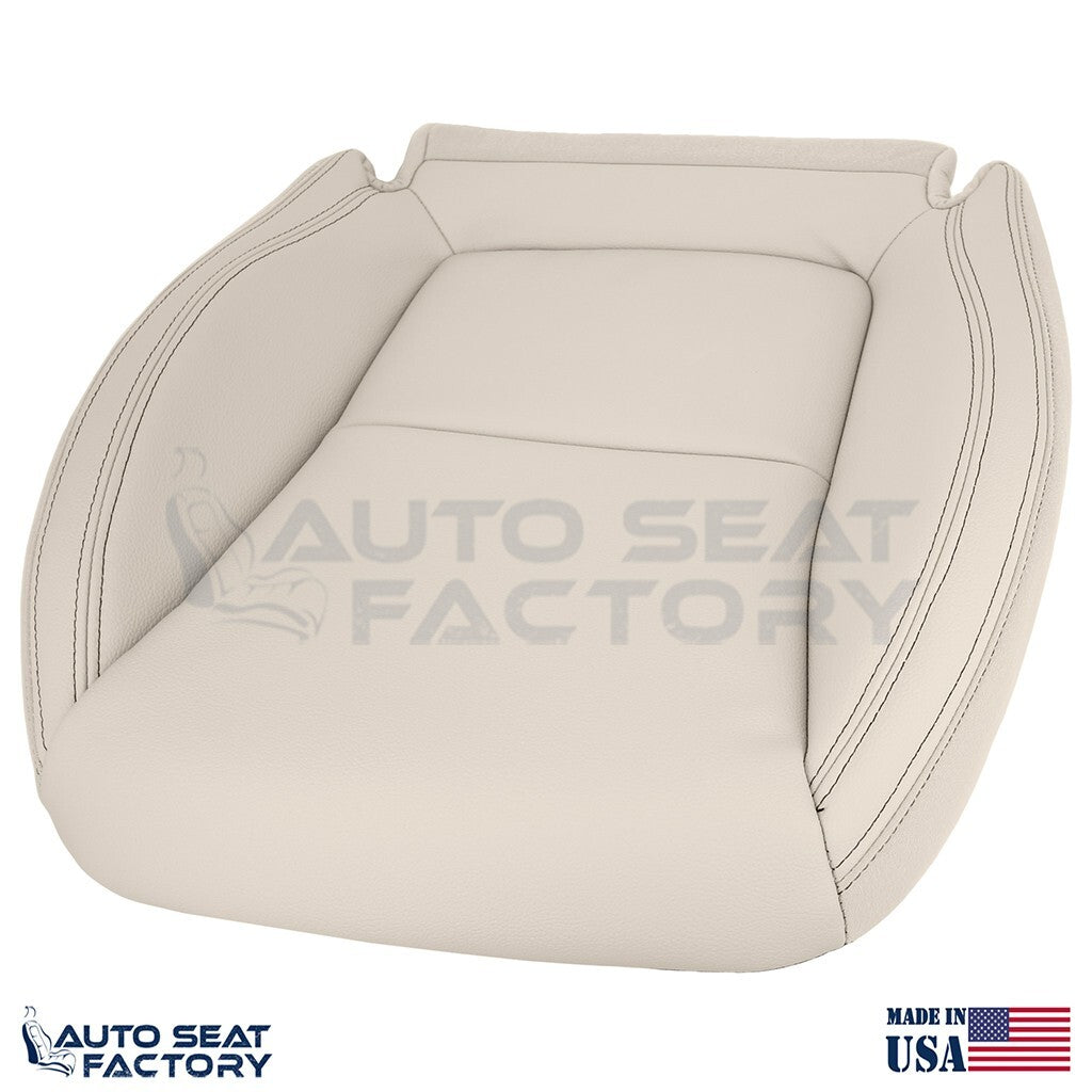 Fits 2012 - 2016 Mercedes Benz SLK PASSENGER Lower Sahara Beige Vinyl Seat Cover - OEM-Style Replacement Seat Cover