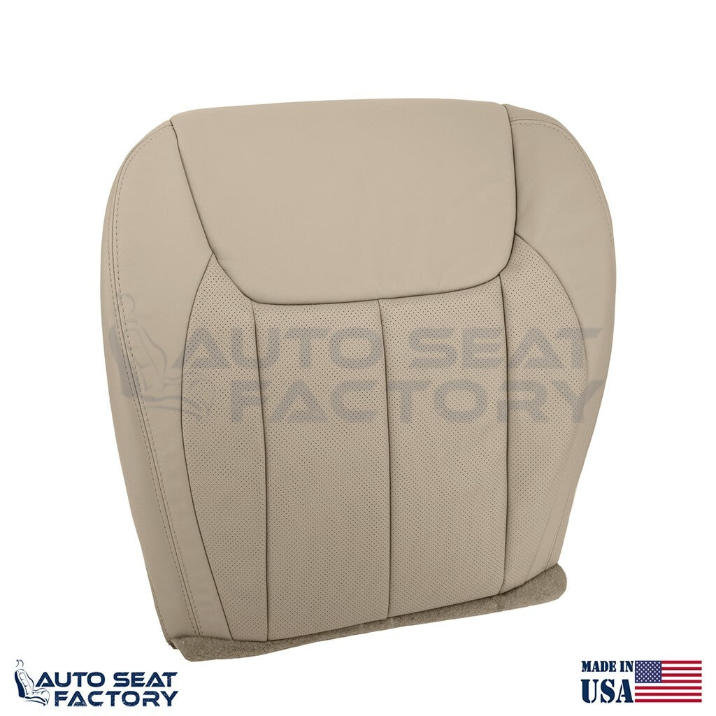 Fits 2006 - 2011 Cadillac DTS Driver Bottom Cashmere Vinyl Seat Cover, Perf. - OEM-Style Replacement Seat Cover