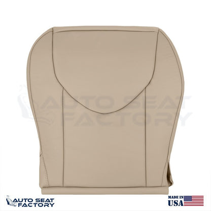 2009 - 2012 Fits Toyota RAV4 SOLID Driver Bottom BEIGE Vinyl Seat Cover - OEM-Style Replacement Seat Cover