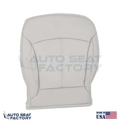 Fits 2010 -2013 Buick LaCrosse RIGHT Top & Bottom Gray Leather Seat Covers, Perf - OEM-Style Replacement Seat Cover