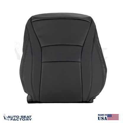 Fits 2013 - 2017 Honda Accord Driver Passenger Perforated Vinyl Seat Covers - OEM-Style Replacement Seat Cover