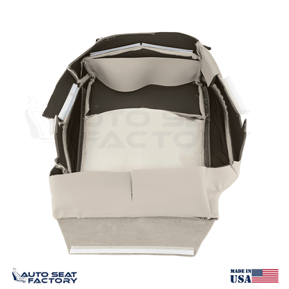 2014 - 2020 Fits Infiniti Q50 PASSENGER Bottom Wheat Vinyl SOLID Seat Cover - OEM-Style Replacement Seat Cover