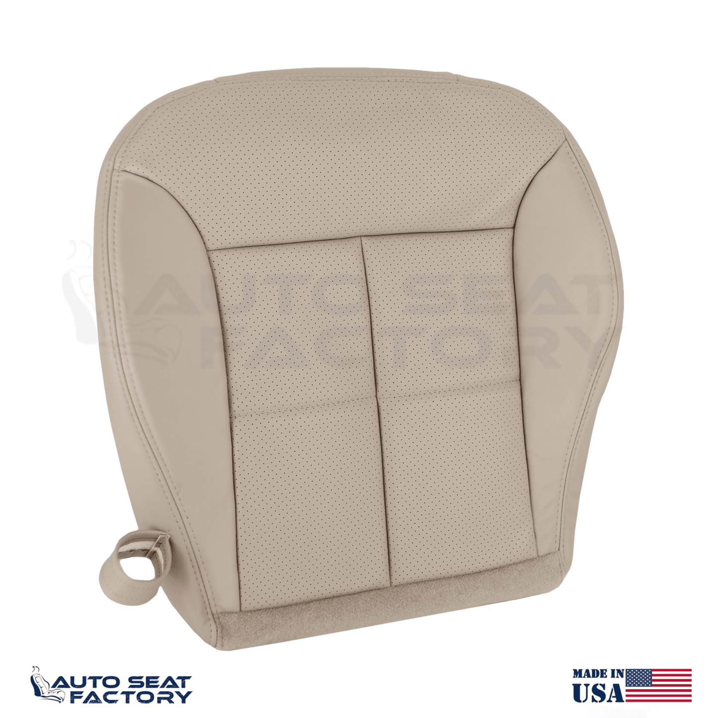 For 2007- 2010 Lincoln MKX Perforated RIGHT Bottom Cashmere Leather Seat Cover - OEM-Style Replacement Seat Cover