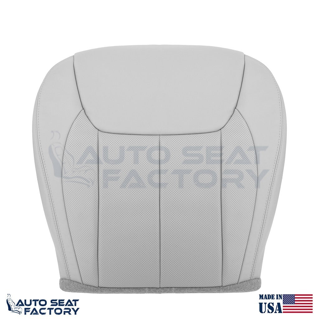 Fits 2006 - 2011 Cadillac DTS LEFT & RIGHT Bottom Gray Vinyl Seat Cover, Perf. - OEM-Style Replacement Seat Cover