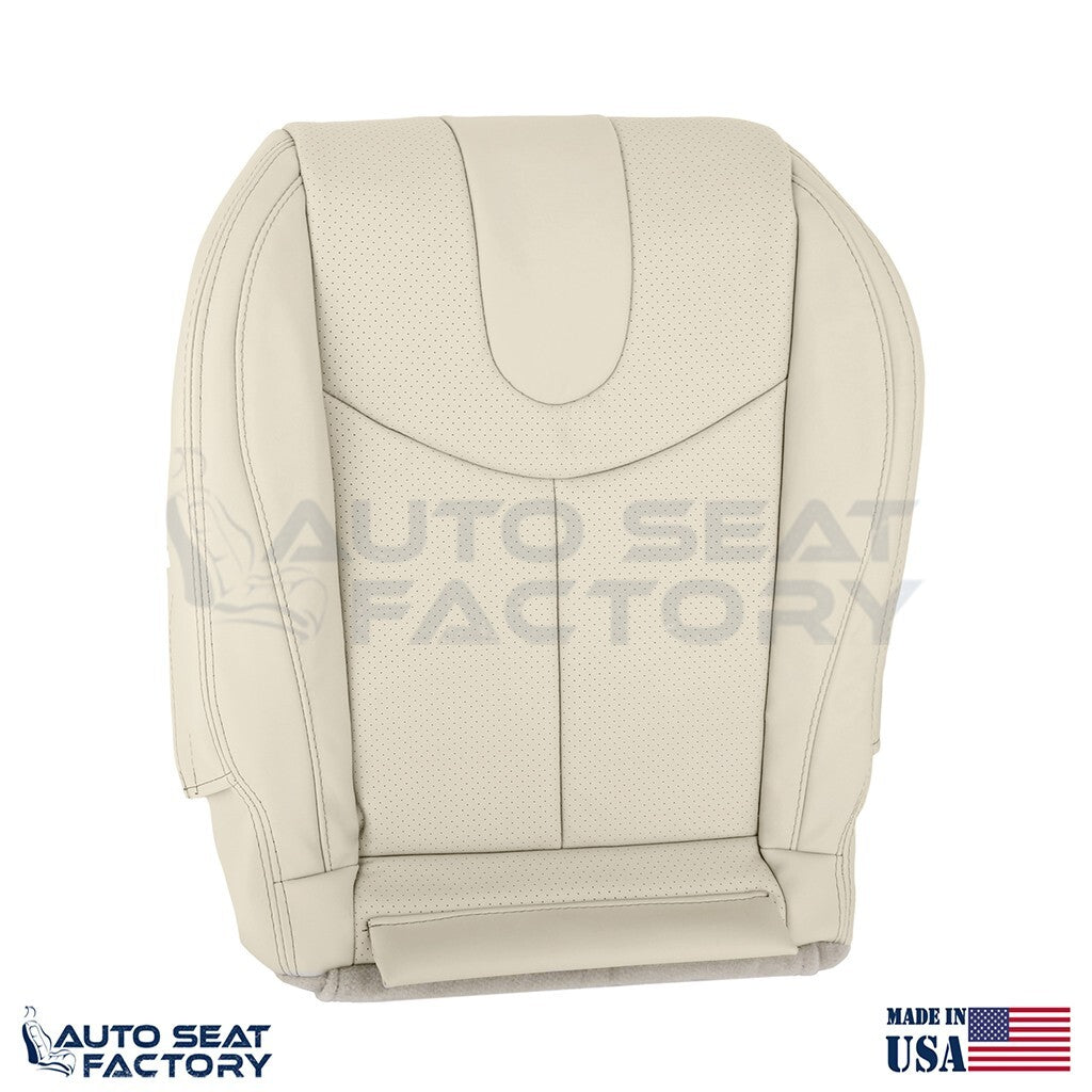 2009 - 2013 Fits Infiniti G37 CONVERTIBLE Driver 2PC Tan Vinyl Seat Cover, Perf. - OEM-Style Replacement Seat Cover