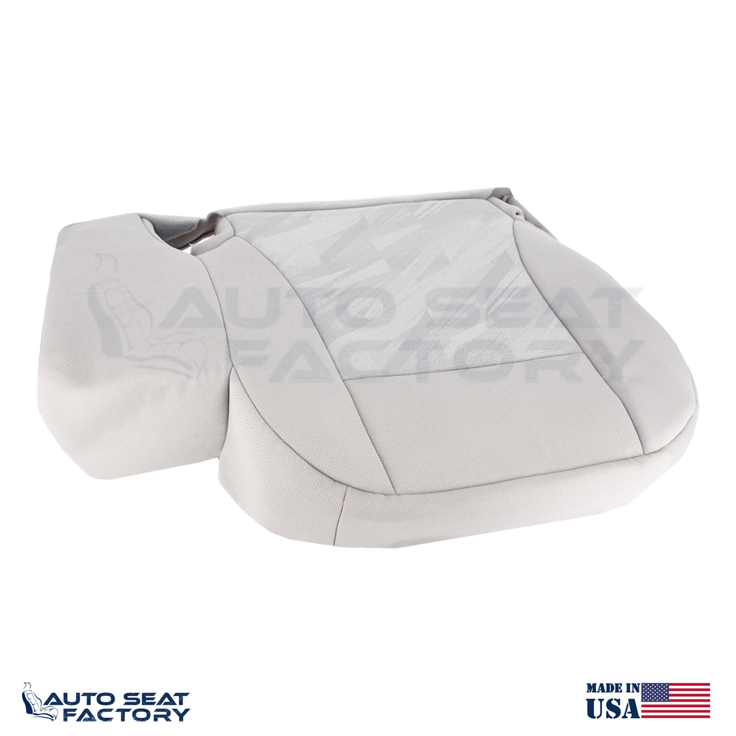 2004 2005 2006 Chevy Colorado Front Driver Split Bench 60 Gray Cloth Seat Cover - OEM-Style Replacement Seat Cover