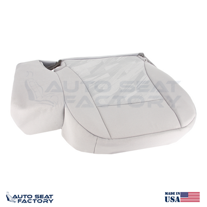 2004 2005 2006 Chevy Colorado Front Driver Split Bench 60 Gray Cloth Seat Cover - OEM-Style Replacement Seat Cover