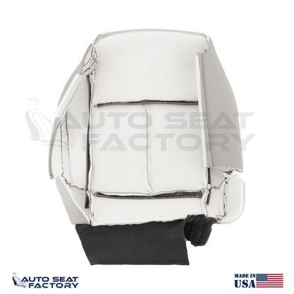 Fits 2006-2009 Infiniti M45 M35 Front Left & Right Gray Vinyl Seat Covers, Perf. - OEM-Style Replacement Seat Cover