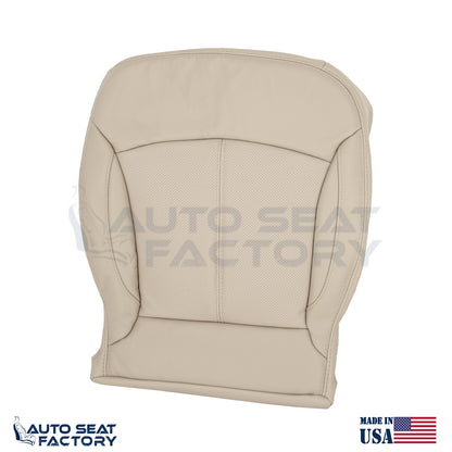 Fits 2010 -2013 Buick LaCrosse Driver Top & Bottom Tan Leather Seat Covers, Perf - OEM-Style Replacement Seat Cover