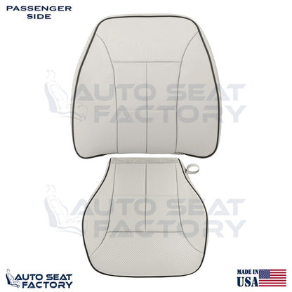 Fits 2007 - 2010 Lincoln MKX Gray Vinyl Seat Covers w/ Piping, Perforated - OEM-Style Replacement Seat Cover