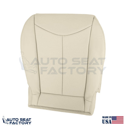 2009 - 2013 Fits Infiniti G37 Coupe Front 2PC Bottom Tan Vinyl Seat Cover, Perf. - OEM-Style Replacement Seat Cover