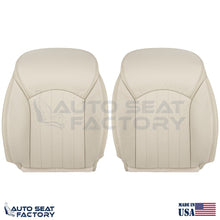 2014 - 2017 Fits Infiniti QX50 Driver & Passenger Top Wheat Leather Seat Covers - OEM-Style Replacement Seat Cover