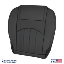 Fits 2013 - 2017 GMC Acadia Perforated Driver Bottom Black Vinyl Seat Cover - OEM-Style Replacement Seat Cover