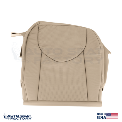 2009 - 2012 Fits Toyota RAV4 Perforated PASSENGER Bottom BEIGE Vinyl Seat Cover - OEM-Style Replacement Seat Cover