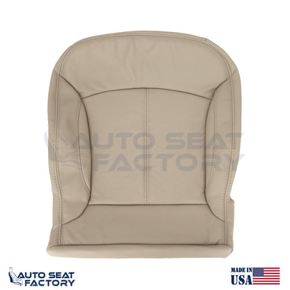 Fits 2010 - 2013 Buick LaCrosse RIGHT Top & Bottom Tan Leather Seat Covers, Perf - OEM-Style Replacement Seat Cover