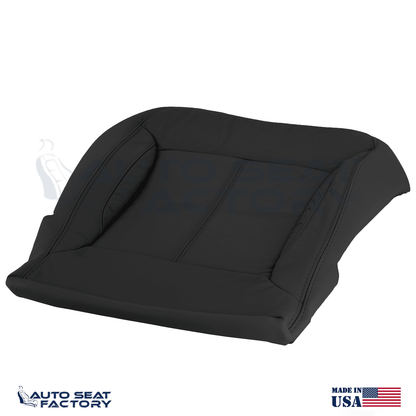 For 2010 - 2013 Buick LaCrosse Left & Right Bottom SOLID Blk Leather Seat Covers - OEM-Style Replacement Seat Cover