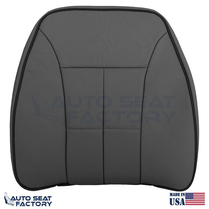 Fits 2007 - 2010 Lincoln MKX Black Leather Seat Covers w/ Piping, Perforated - OEM-Style Replacement Seat Cover