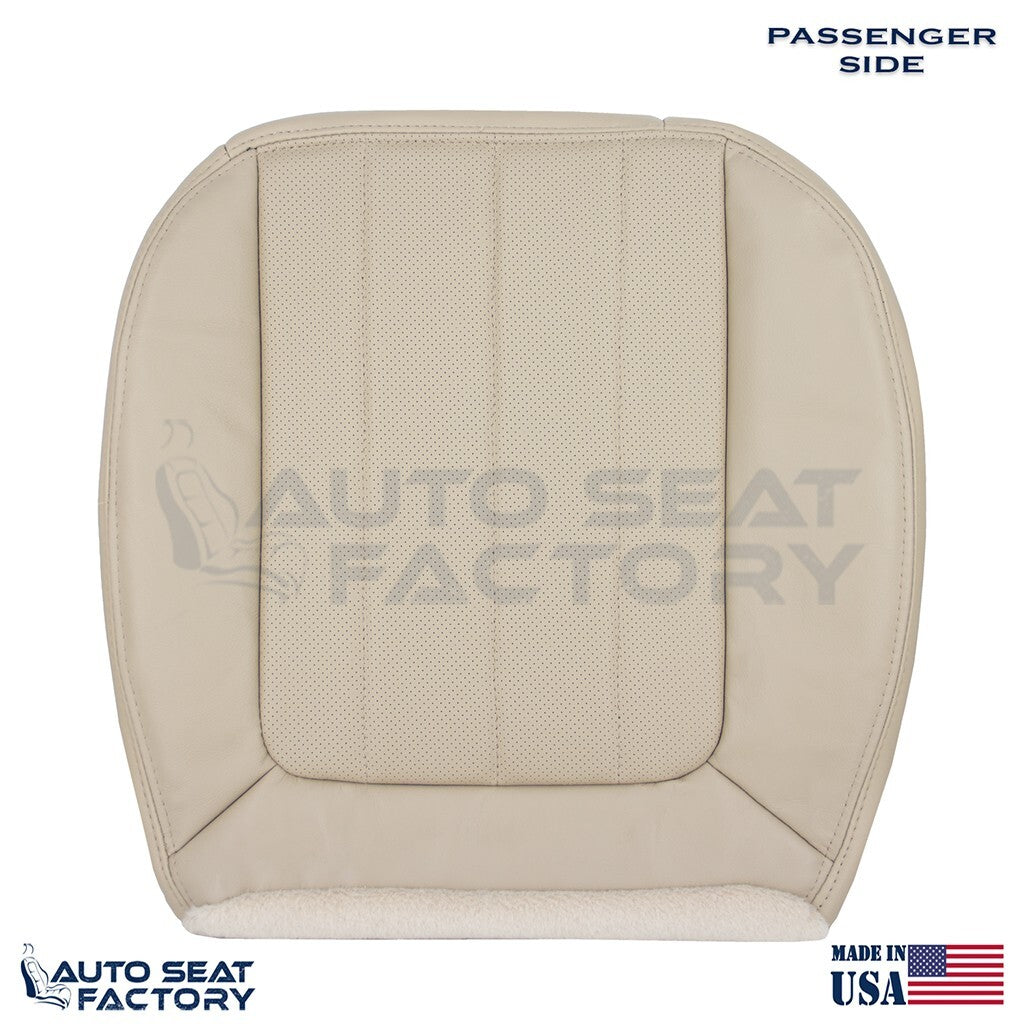 2003 2004 Fits Lincoln LS PASSENGER Lower Med Lt Stone Vinyl Seat Cover, Perf. - OEM-Style Replacement Seat Cover