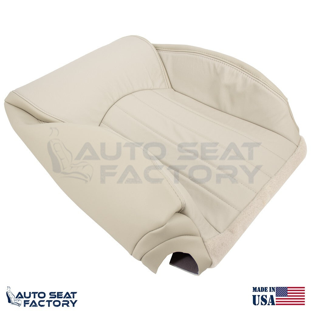 2014 - 2017 Fits Infiniti QX50 PASSENGER Top & Bottom Wheat Vinyl Seat Covers - OEM-Style Replacement Seat Cover