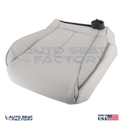 2006 - 2010 Fits Infiniti M45 M35 Lower Left Gray Vinyl Seat Cover, Perforated - OEM-Style Replacement Seat Cover