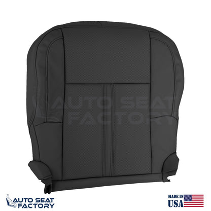 Fits 2009 - 2012 Lincoln MKS Bottom PASSENGER Black Vinyl Seat Cover, Perforated - OEM-Style Replacement Seat Cover