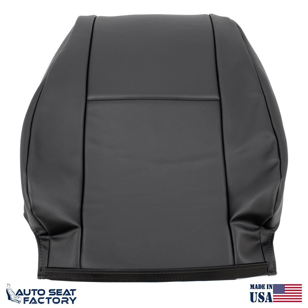 2007 - 2019 For Mercedes Sprinter Van Top & Bottom Black Vinyl Seat Covers 4PCS - OEM-Style Replacement Seat Cover