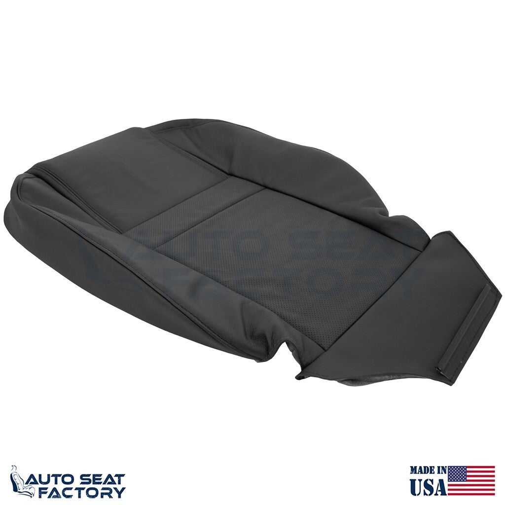 Fits 2006 2007 Chevy Monte Carlo PASSENGER Top Perforated Black Vinyl Seat Cover - OEM-Style Replacement Seat Cover