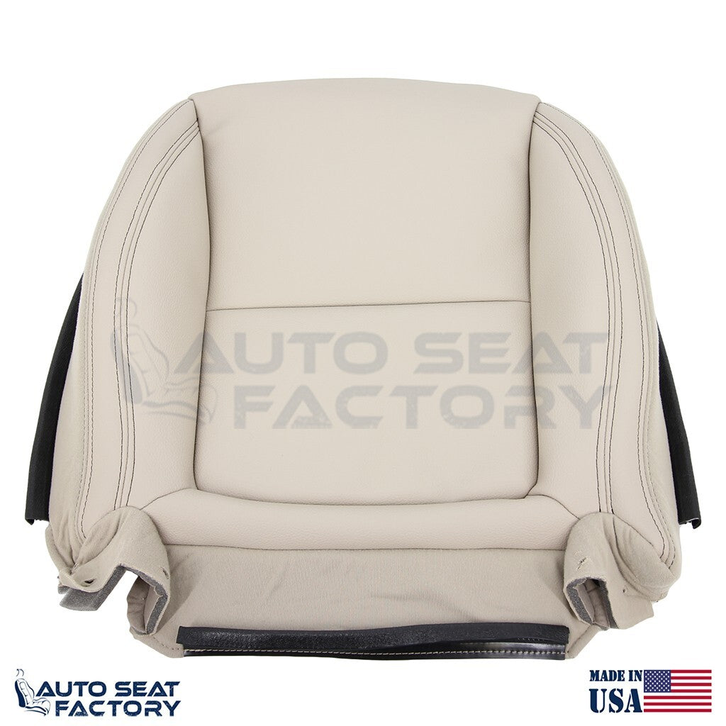 Fits 2012 - 2016 Mercedes Benz SLK Driver Bottom Sahara Beige Seat Cover - OEM-Style Replacement Seat Cover