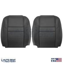 Fits 2006 2007 Chevy Monte Carlo Left Right Top Perf. Black Vinyl Seat Covers - OEM-Style Replacement Seat Cover