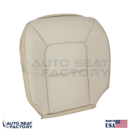 Replacement Fits 2007 - 2016 Volvo S80 PASSENGER Bottom Tan Leather Seat Cover - OEM-Style Replacement Seat Cover