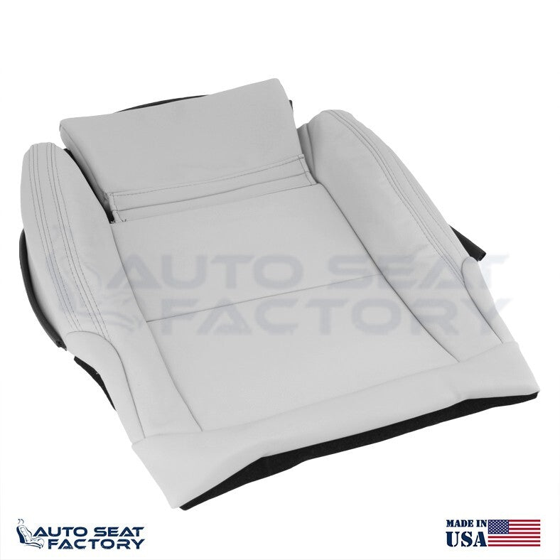 Replacement Fits 2016 - 2019 Mercedes CLA Driver Bottom Gray Seat Cover - OEM-Style Replacement Seat Cover