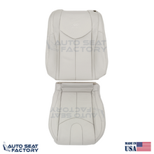 2009 - 2013 Fits Infiniti G37 CONVERTIBLE Driver 2PC Gray Vinyl Seat Cover, Perf - OEM-Style Replacement Seat Cover