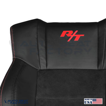 Replacement Black Seat Cover Fits 2006 - 2010 Dodge Charger RT Front Tops - OEM-Style Replacement Seat Cover